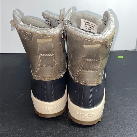 LADIES SPERRY MARITIME REPEL GREY WATERPROOF BOOTS - Picture 5 of 11